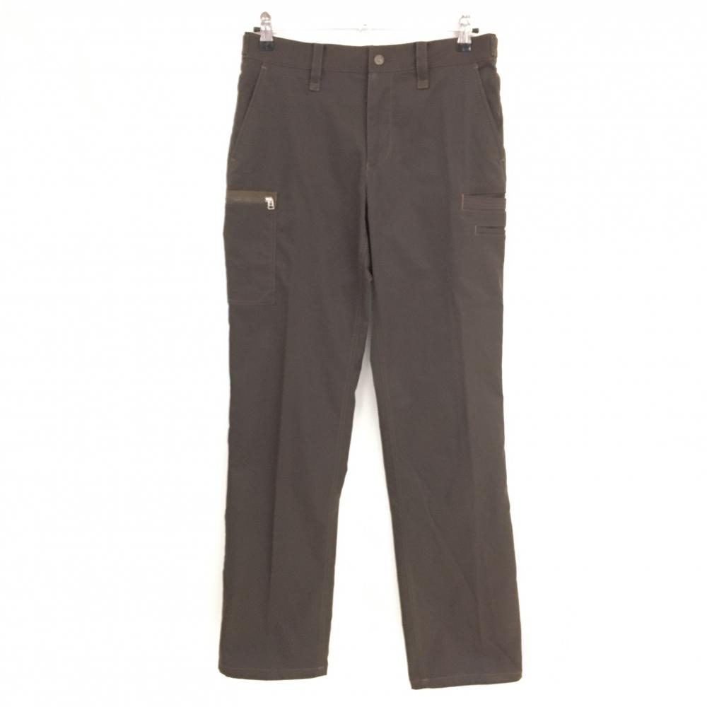 【美品】アダバット カーゴパンツ ダークブラウン バックロゴ  メンズ 46(M) ゴルフウェア adabat