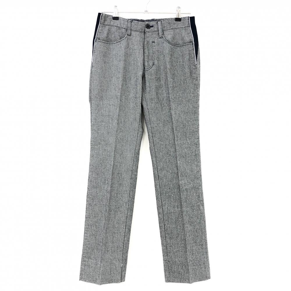 アディダス パンツ ネイビー×白 ヘリンボーン織 ストレッチ  メンズ S/P ゴルフウェア adidas