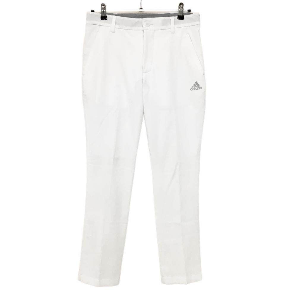アディダス パンツ 白 格子地模様  メンズ 79 ゴルフウェア adidas