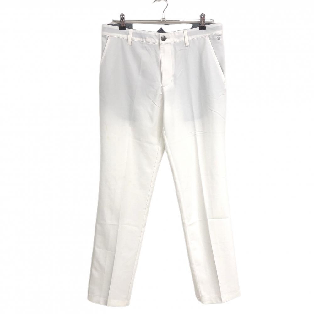 アディダス パンツ 白 バックロゴ メンズ 82 ゴルフウェア adidas