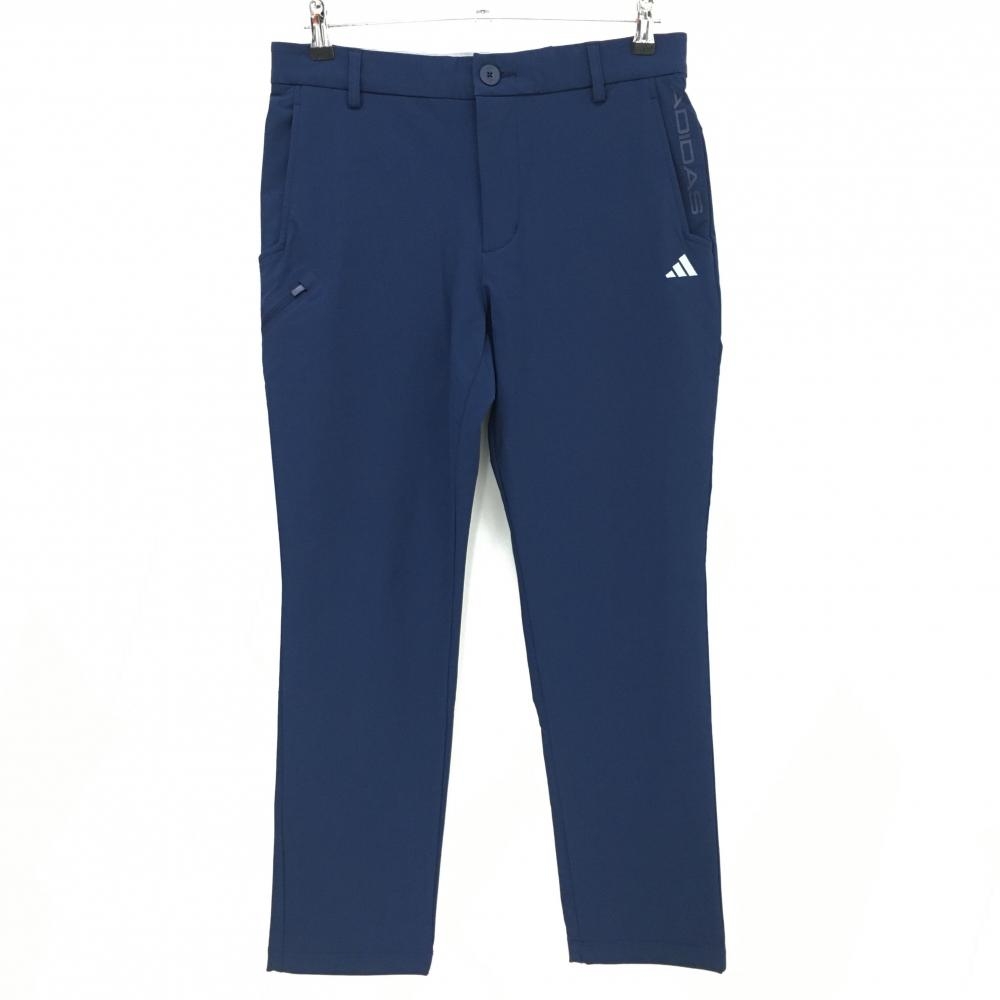 【超美品】アディダス パンツ ネイビー ストレッチ  メンズ 82 ゴルフウェア 2023年モデル adidas