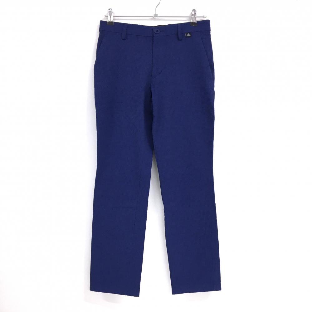 【美品】アディダス パンツ ネイビー サッカー生地  メンズ 79 ゴルフウェア adidas