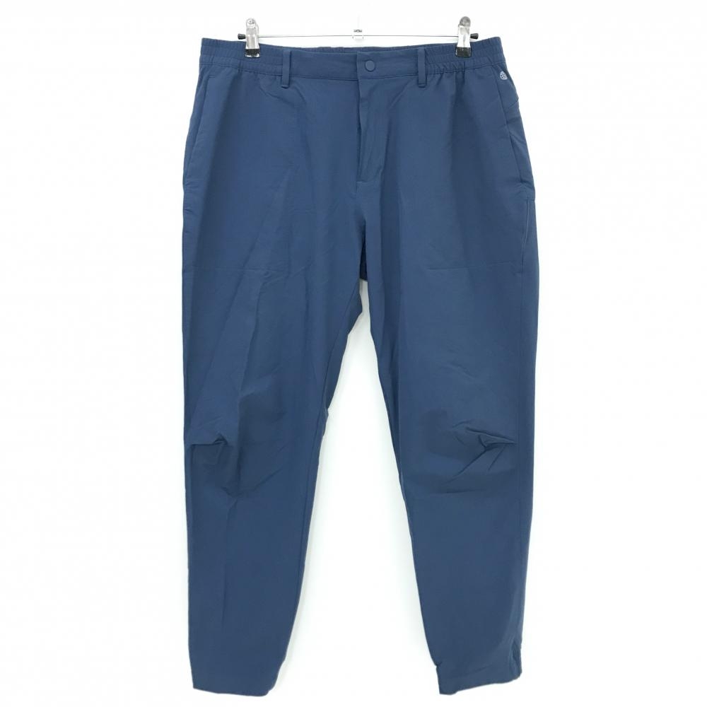 アディダス ジョガーパンツ ネイビー ウエスト一部ゴム ワッペン  メンズ 92 ゴルフウェア adidas