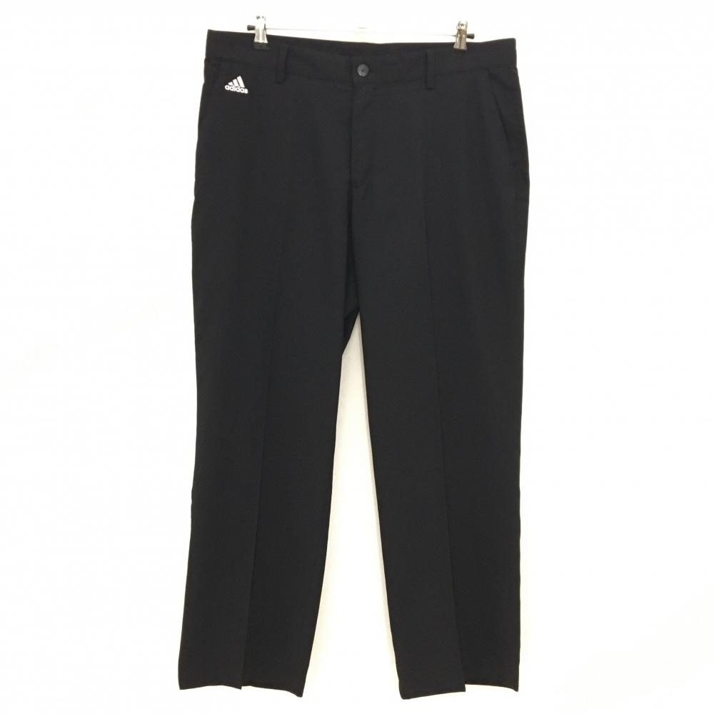 【美品】アディダス パンツ 黒 後ろ3ライン  メンズ 36×30 ゴルフウェア 大きいサイズ adidas