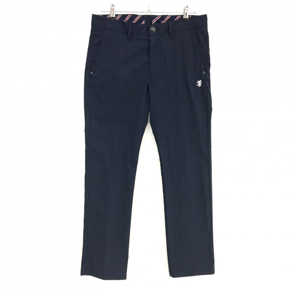 アドミラル パンツ ネイビー×白 ロゴ刺しゅう メンズ L ゴルフウェア Admiral