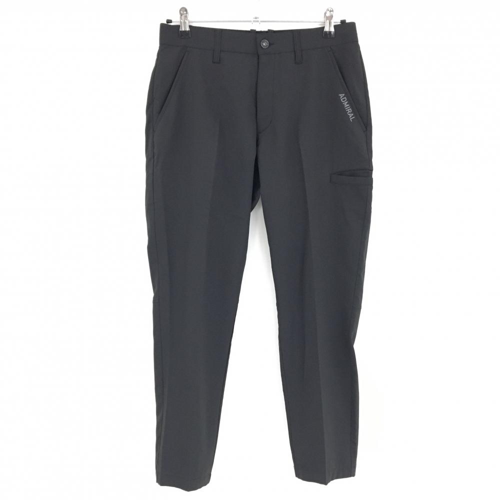 【超美品】アドミラル パンツ 黒 ストレッチ 吸汗速乾 UVカット メンズ M ゴルフウェア Admiral