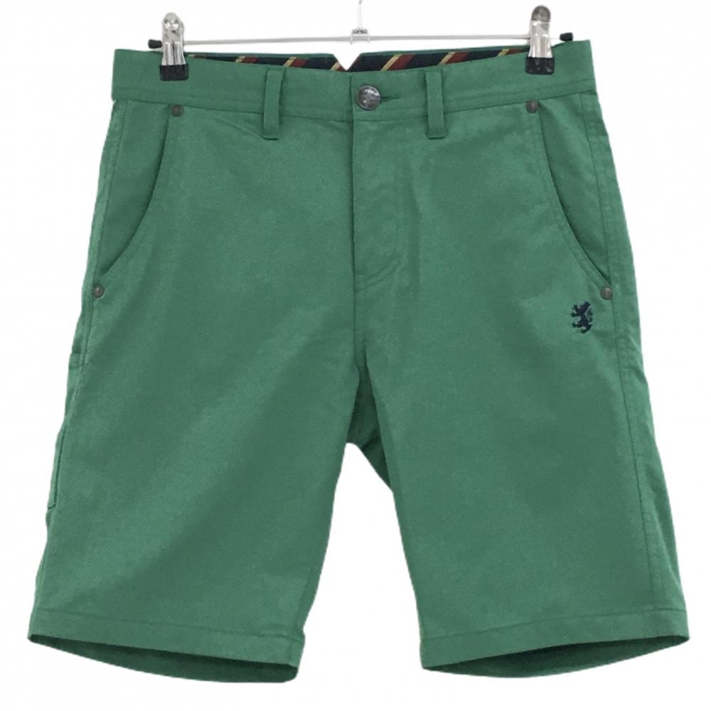 【美品】アドミラル ハーフパンツ グリーン ストレッチ メンズ M ゴルフウェア Admiral