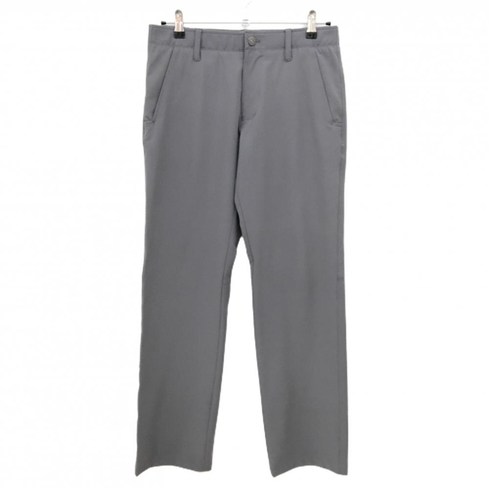 【美品】アンダーアーマー パンツ グレー COLDBLACK ストレッチ メンズ 76 ゴルフウェア UNDER ARMOUR