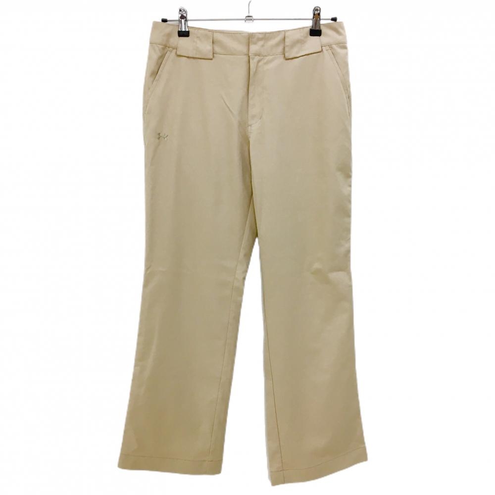 【超美品】アンダーアーマー パンツ ベージュ シンプル  メンズ LG ゴルフウェア UNDER ARMOUR
