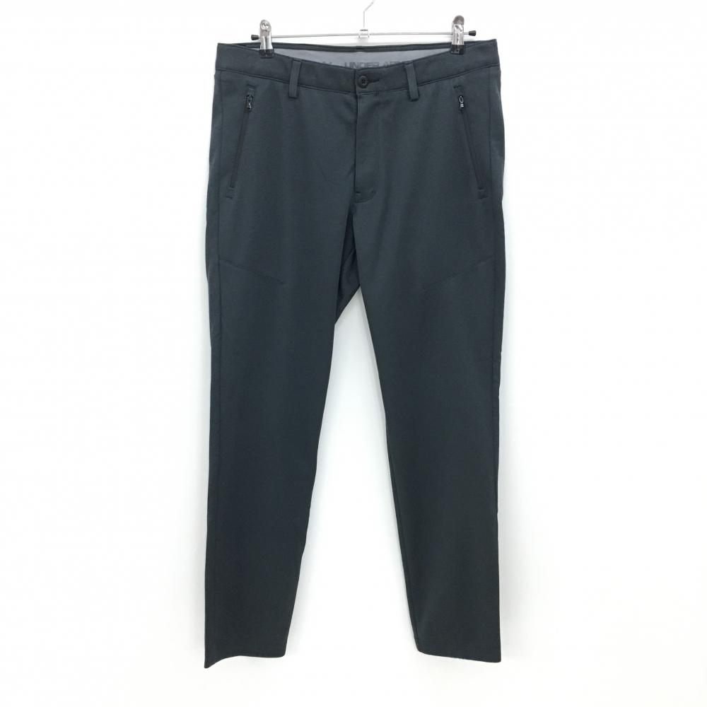アンダーアーマー パンツ 杢グレー ストレッチ メンズ XXL/TTG/EEG ゴルフウェア 大きいサイズ UNDER ARMOUR