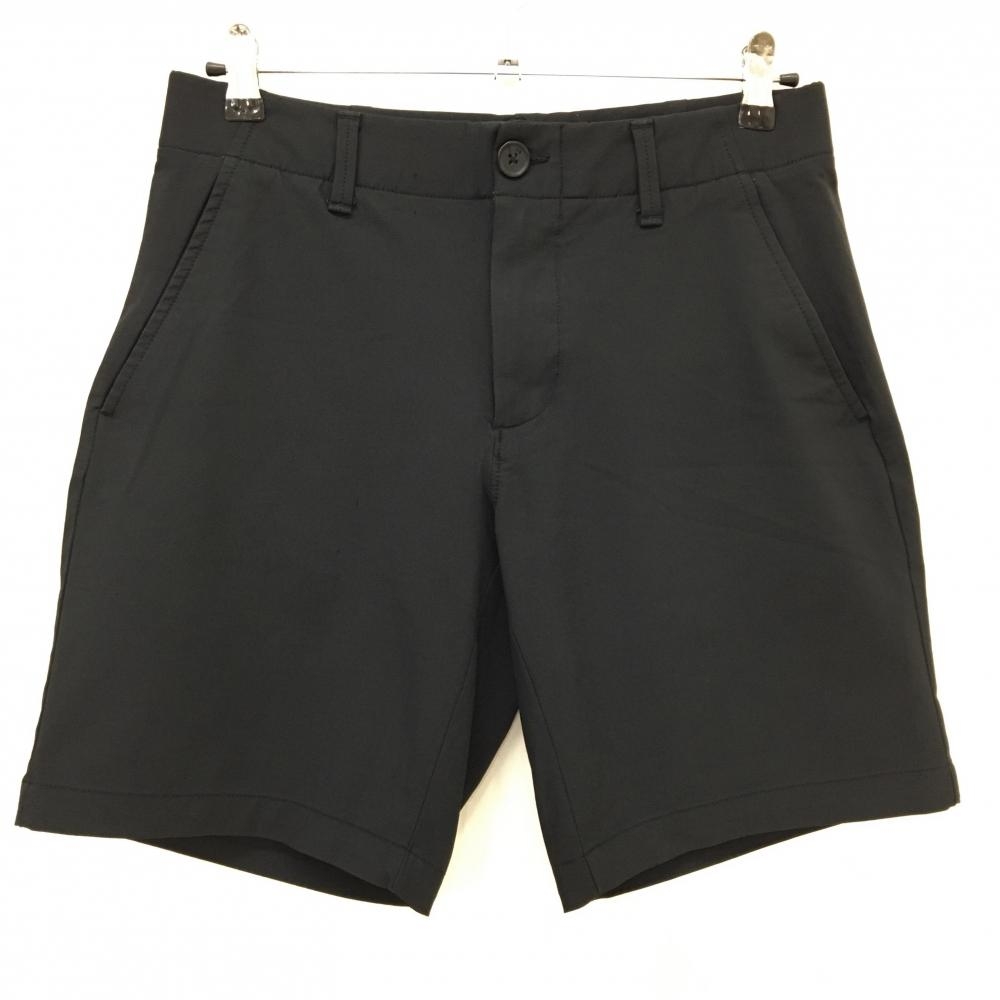 アンダーアーマー ハーフパンツ 黒 無地 ストレッチ  メンズ 30 ゴルフウェア UNDER ARMOUR