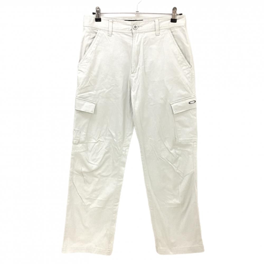 オークリー カーゴパンツ ライトグレー系 ティー装着可 無地 メンズ 34 ゴルフウェア Oakley