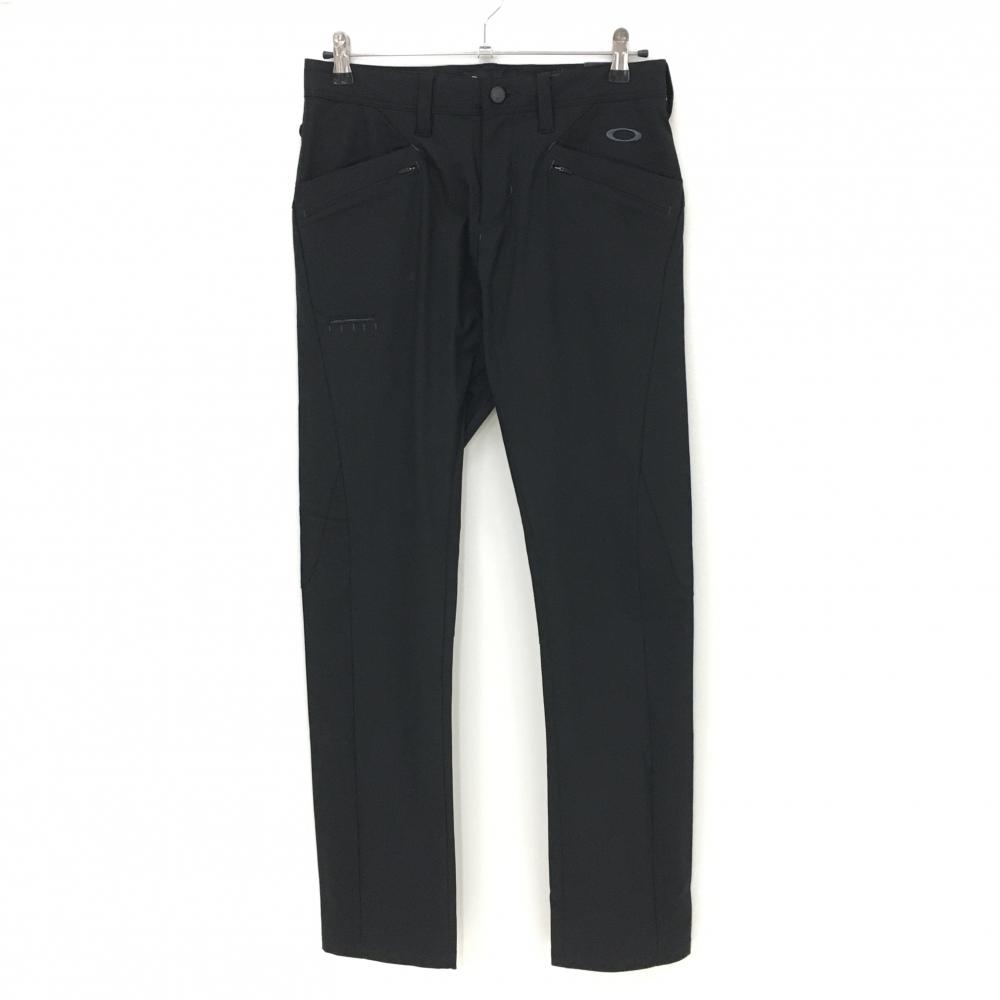 【新品】オークリー パンツ 黒 後ろポケットパンチング 吸汗速乾 ストレッチ ティー装着可 メンズ 31 ゴルフウェア Oakley