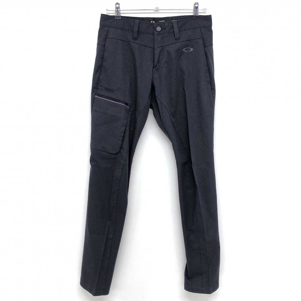 【超美品】オークリー パンツ ダークネイビー ストレッチ 吸汗速乾 UVカット メンズ 31 ゴルフウェア Oakley