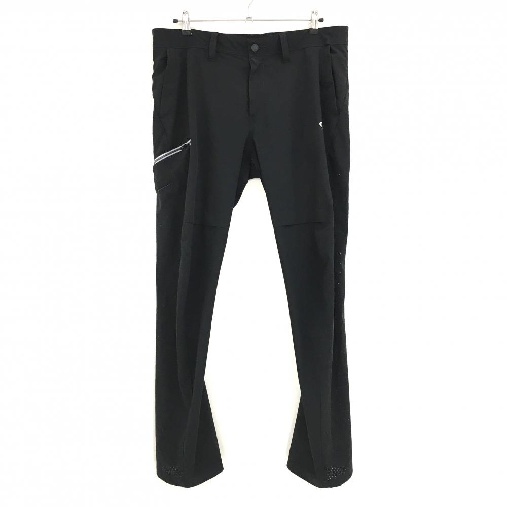 オークリー 切替パンツ 黒 一部メッシュ メンズ 36 ゴルフウェア Oakley