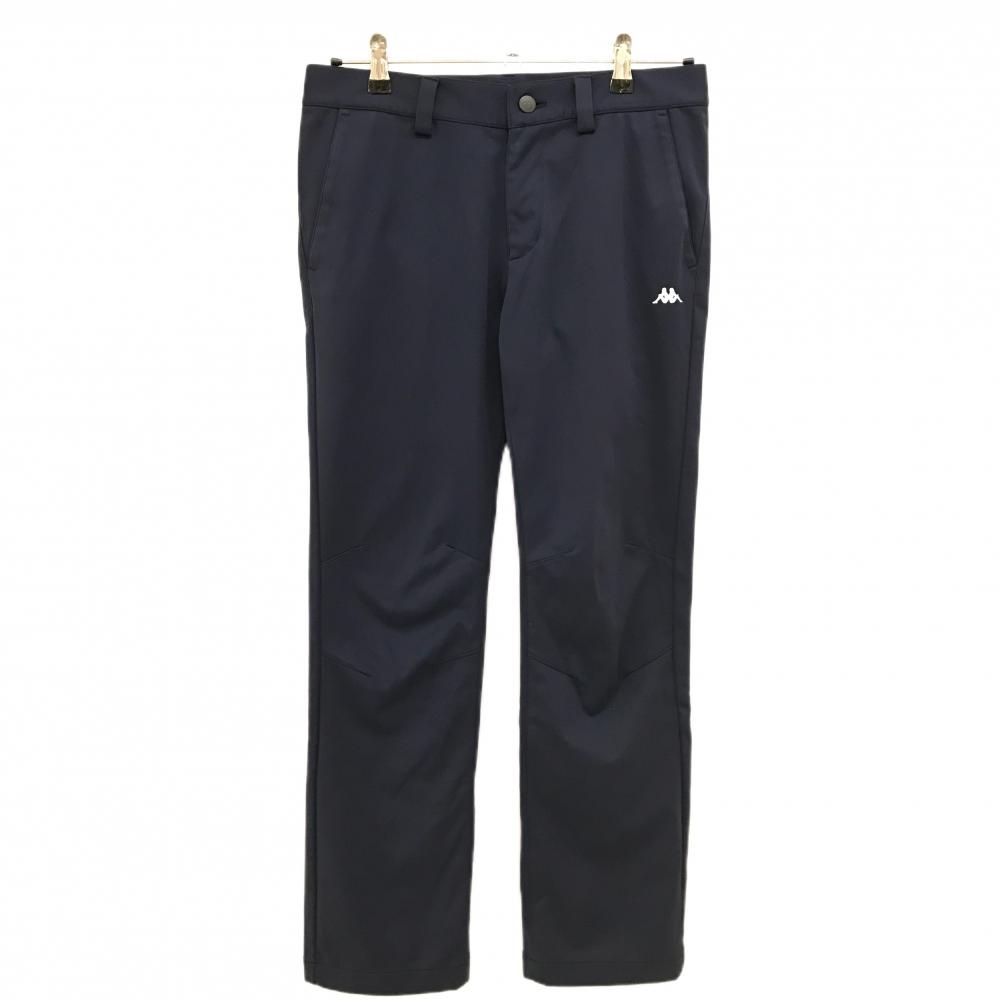 【美品】カッパ パンツ ネイビー ロゴ白プリント  メンズ 74/S ゴルフウェア Kappa