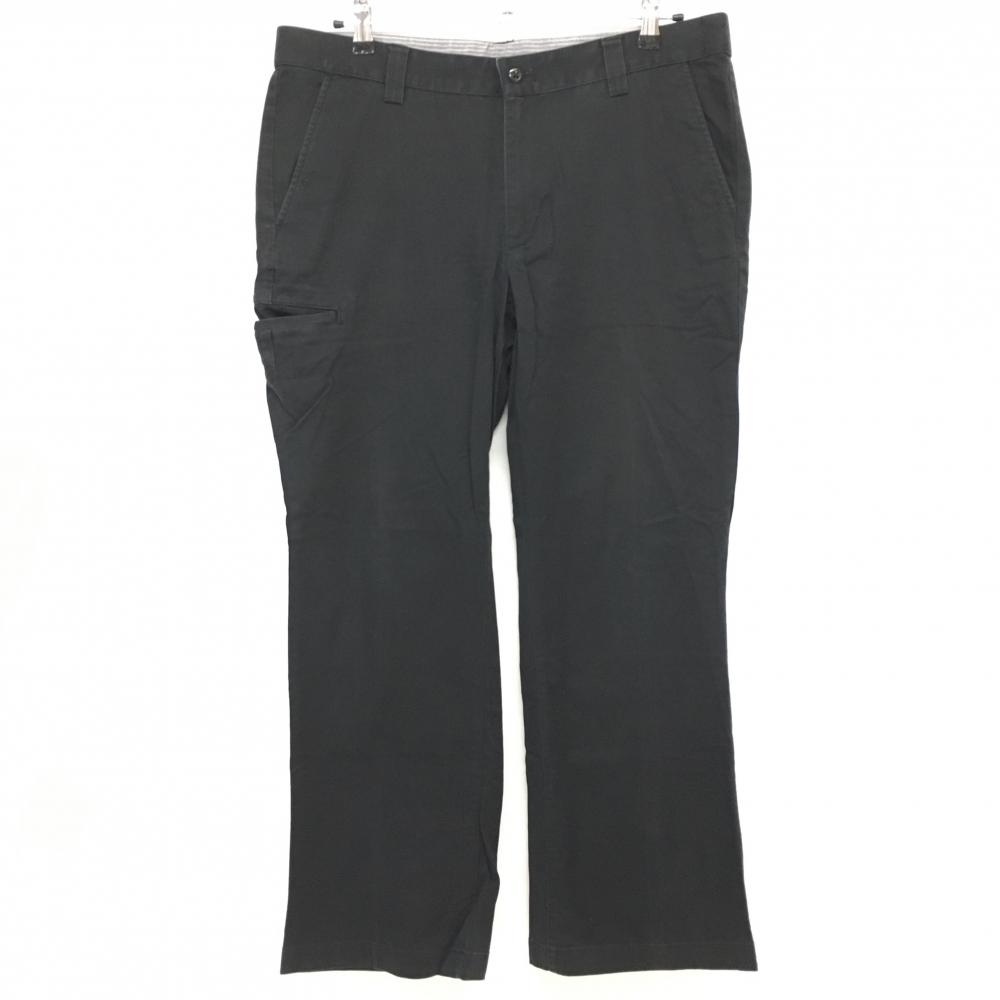 キャロウェイ パンツ 黒×白 ポケット、ウエスト内側ストライプ柄  メンズ ３L ゴルフウェア 大きいサイズ Callaway