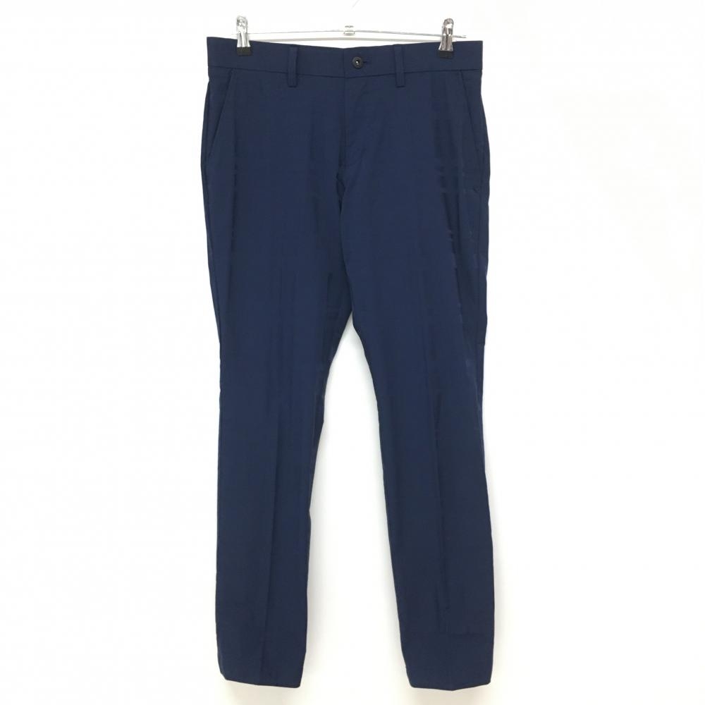 【美品】キャロウェイ パンツ ネイビー チェック地模様 メンズ M ゴルフウェア 2024年モデル Callaway