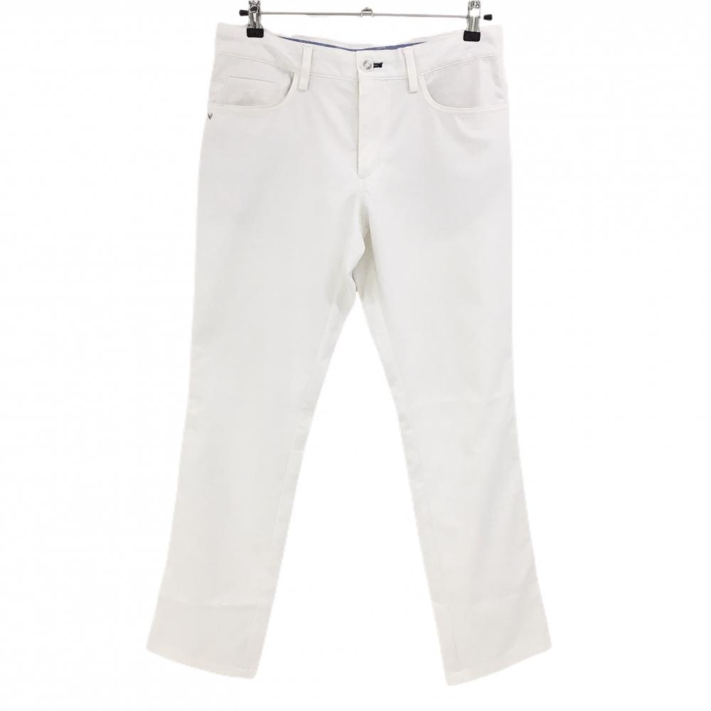 キャロウェイ パンツ 白 織生地 メンズ M ゴルフウェア Callaway