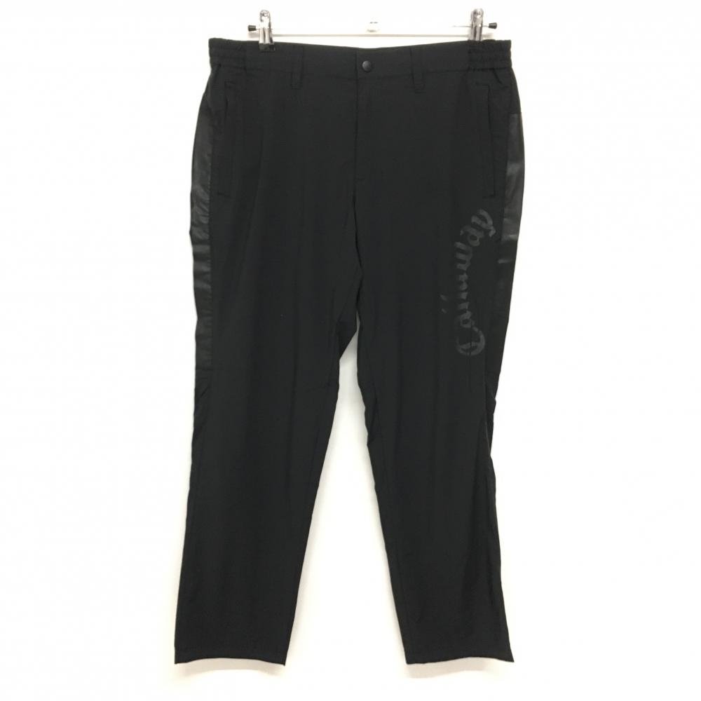 【美品】キャロウェイ パンツ 黒 ナイロン混 ストレッチ メンズ LL ゴルフウェア 2023年モデル Callaway