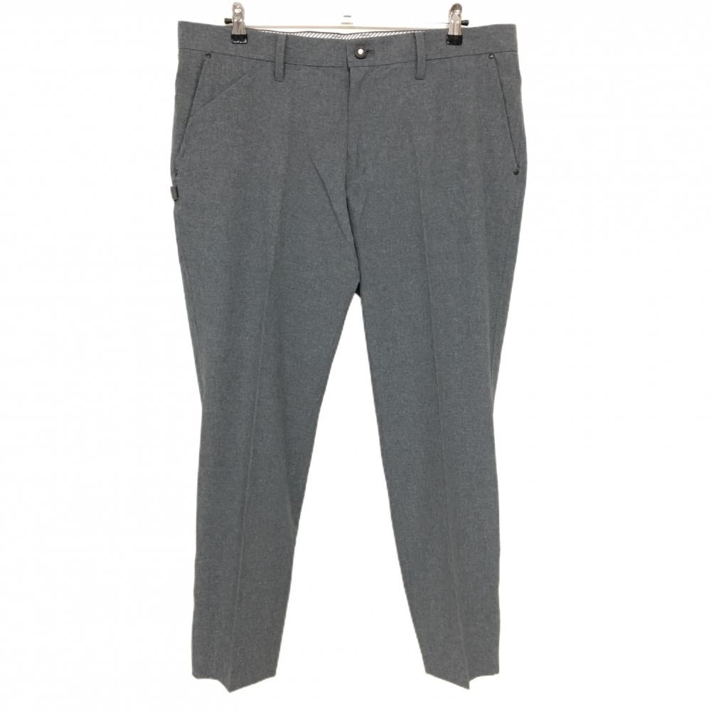 【超美品】キャロウェイ パンツ 杢グレー バックロゴ メンズ 4L ゴルフウェア 大きいサイズ Callaway