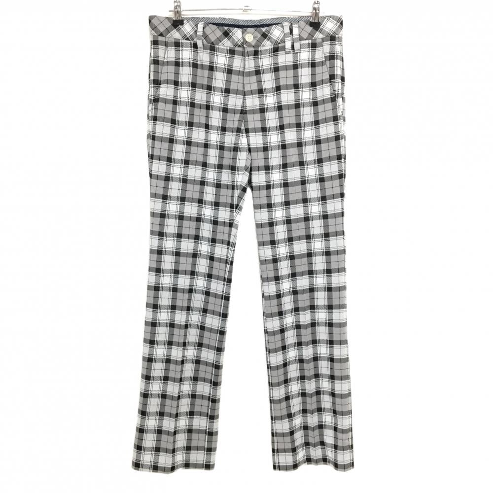 【新品】キャロウェイ パンツ グレー×黒 チェック ストレッチ 速乾 メンズ LL ゴルフウェア Callaway