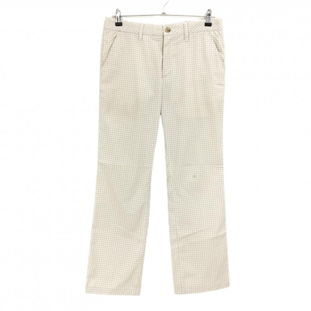 キャロウェイ パンツ ライトブラウン×白 総柄 ストレッチ  メンズ M ゴルフウェア Callaway