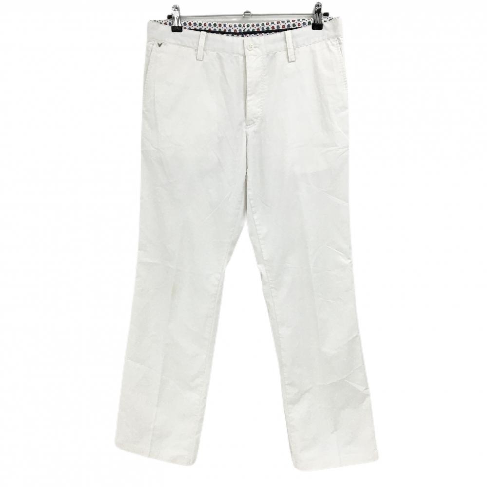 キャロウェイ パンツ 白 ストレッチ メンズ LL ゴルフウェア Callaway