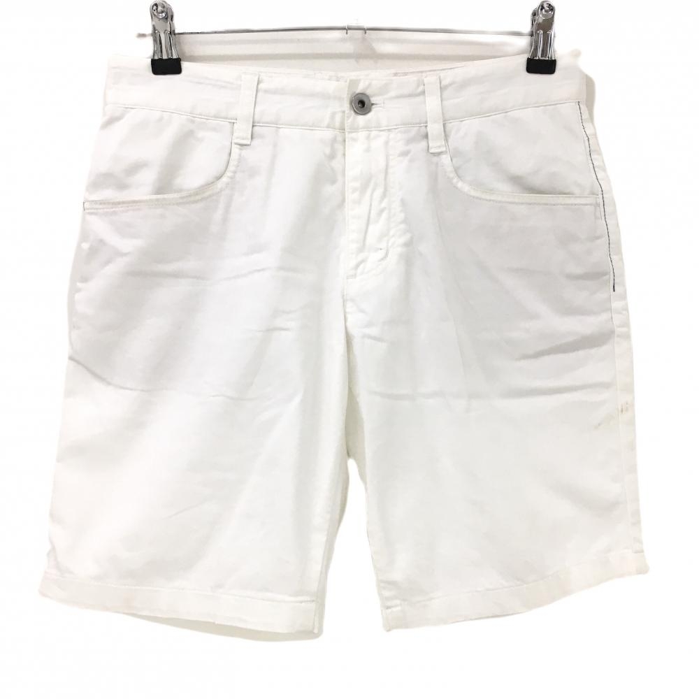 キャロウェイ ハーフパンツ 白 立体ロゴ  メンズ S ゴルフウェア Callaway