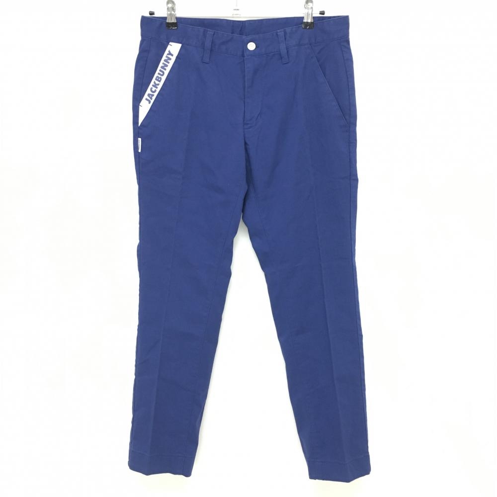 ジャックバニー パンツ ネイビー×白 ポケット口ロゴ メンズ 5(L) ゴルフウェア Jack Bunny