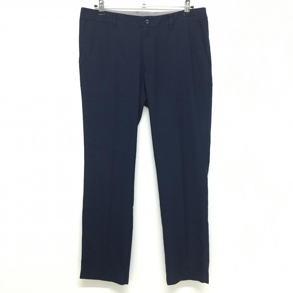 タイトリスト パンツ ネイビー 麻混 バックロゴ メンズ 88 ゴルフウェア TITLEIST