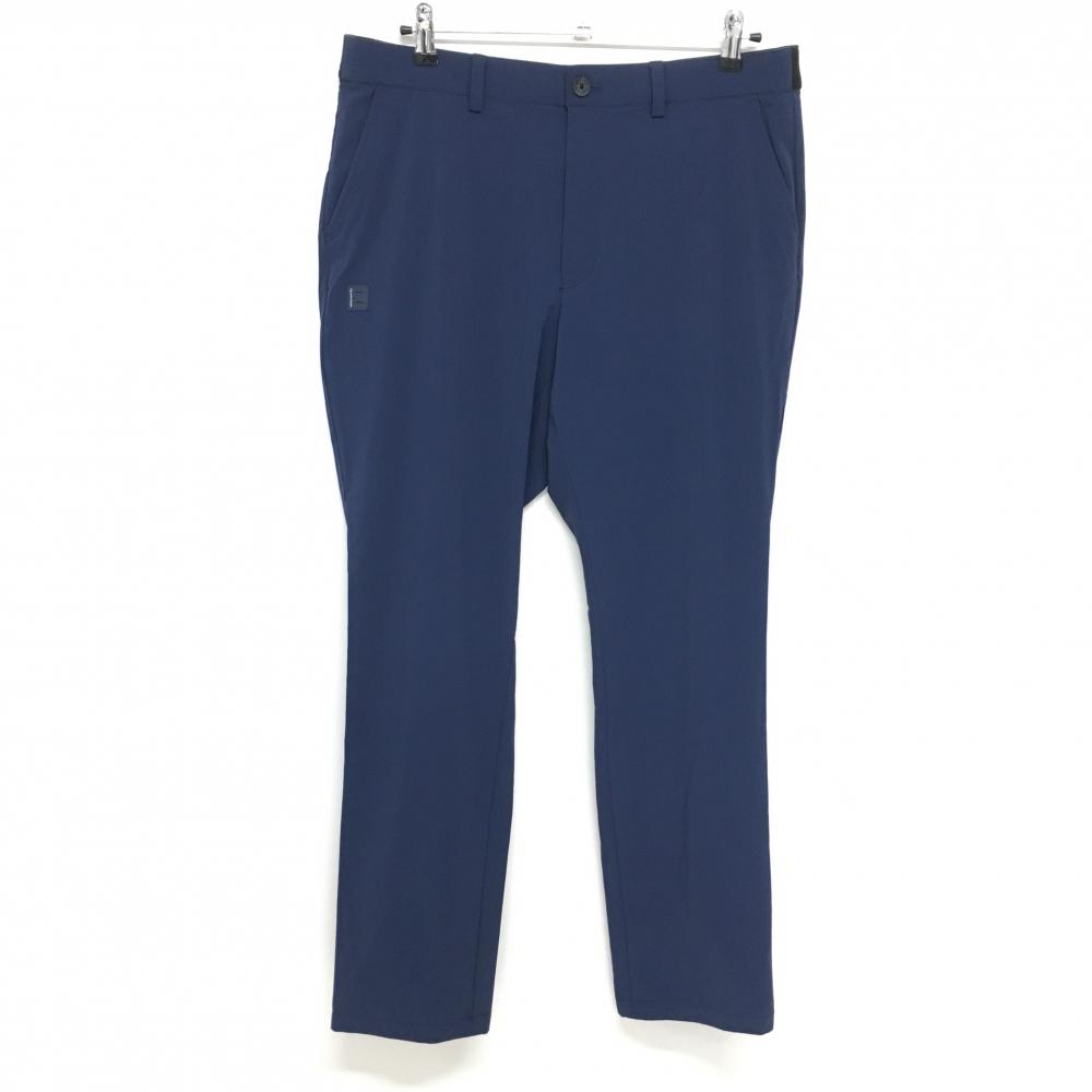 【超美品】テーラーメイド パンツ ネイビー シンプル ストレッチ ウエスト一部ゴム 薄手 メンズ 91 ゴルフウェア TaylorMade