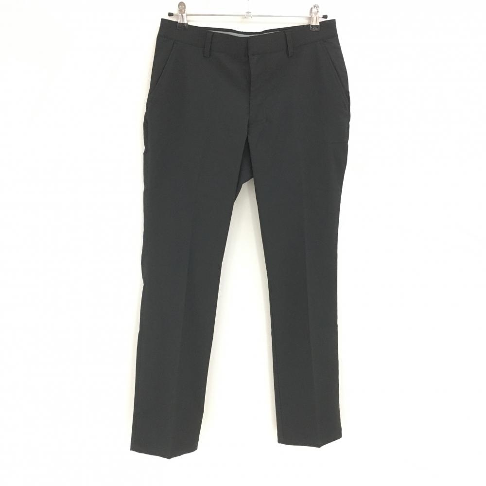 【美品】テーラーメイド パンツ 黒 ロゴ白 ストレッチ メンズ 79 ゴルフウェア TaylorMade