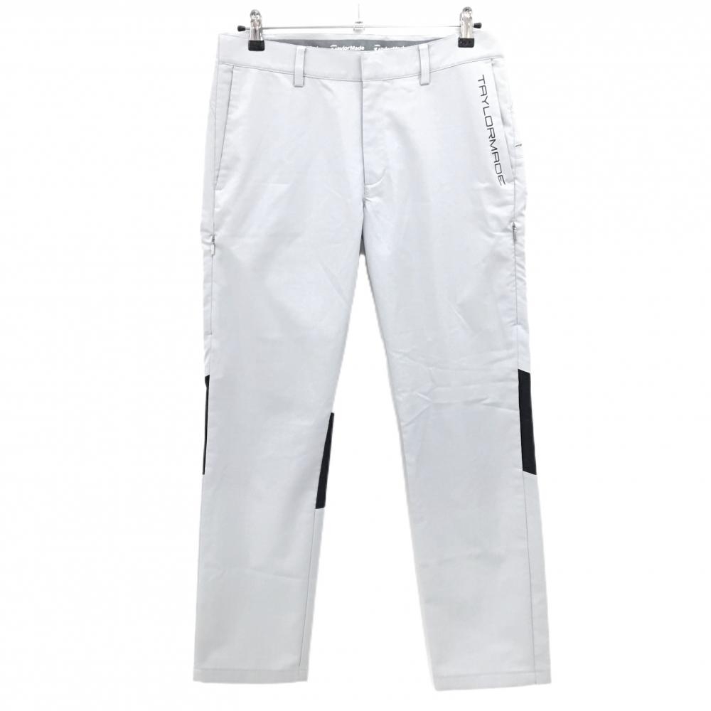 【美品】テーラーメイド パンツ ライトグレー ストレッチ T-ICE ひざ裏メッシュ メンズ 79 ゴルフウェア TaylorMade