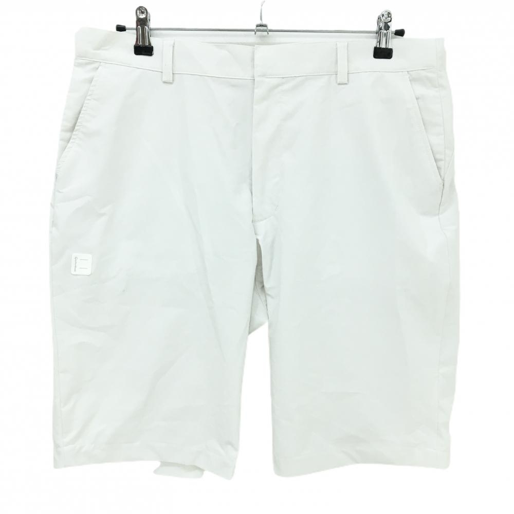 【美品】テーラーメイド ハーフパンツ 白 ストレッチ メンズ O ゴルフウェア TaylorMade