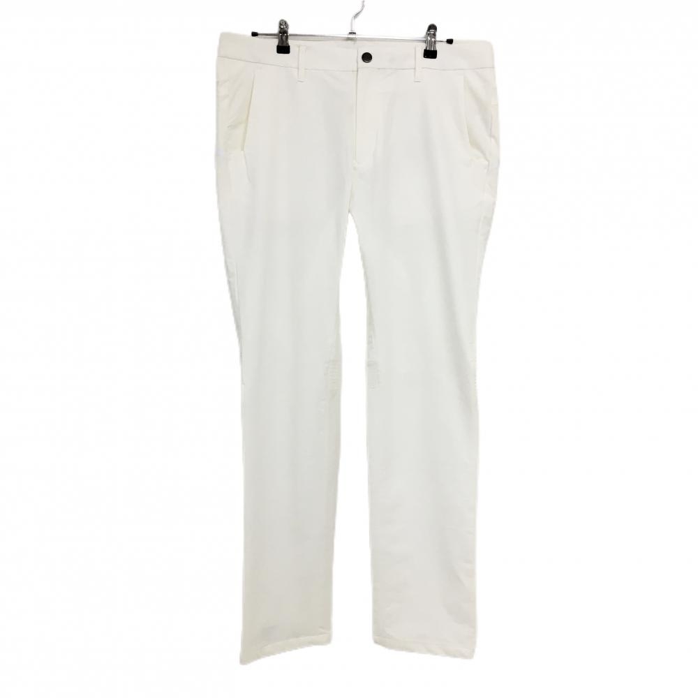 【美品】デサントゴルフ パンツ 白 ストレッチ 中田英寿  メンズ XB ゴルフウェア 大きいサイズ DESCENTE