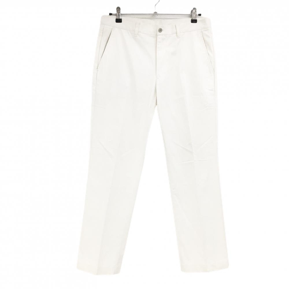 バーバリーゴルフ パンツ 白 後ろロゴ刺しゅう ストレッチ メンズ 87 ゴルフウェア BURBERRY GOLF