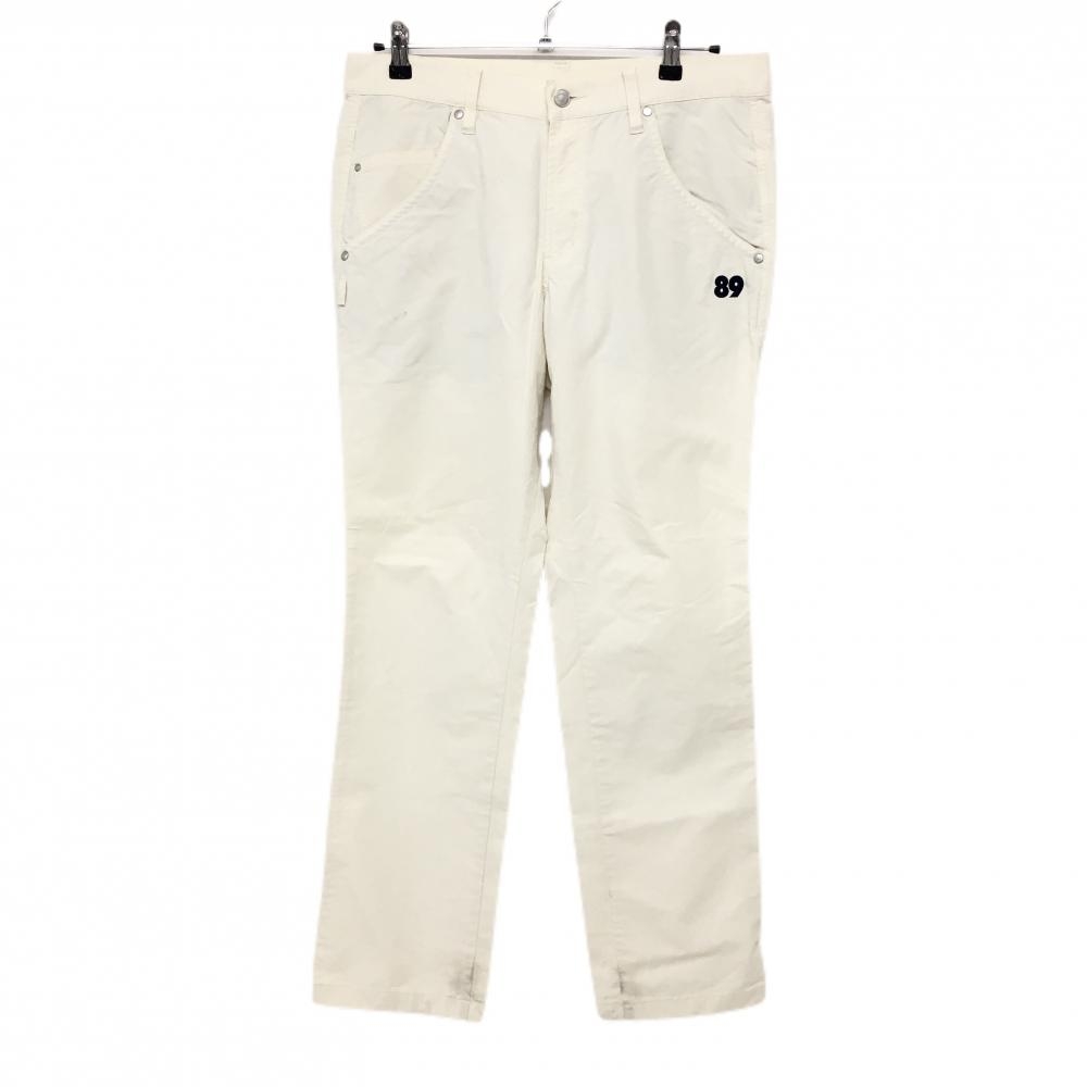 パーリーゲイツ パンツ アイボリー ヒップロゴ メンズ 5(L) ゴルフウェア PEARLY GATES