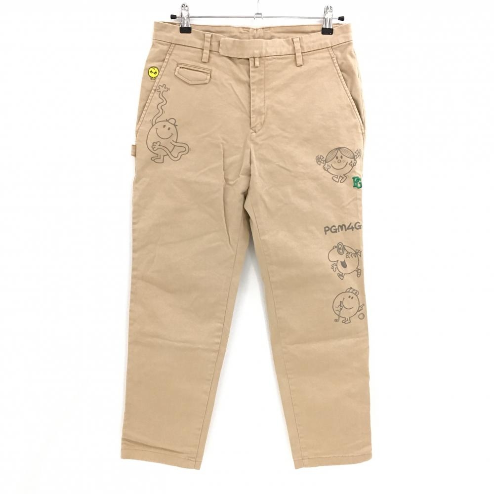 パーリーゲイツ×MR MEN LITTLE MISS パンツ ベージュ ストレッチ メンズ 4(M) ゴルフウェア PEARLY GATES