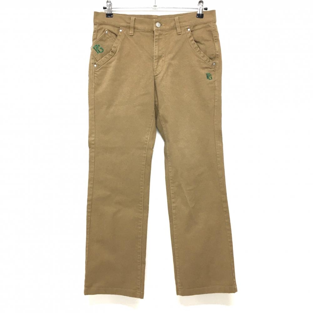 パーリーゲイツ パンツ ライトブラウン ストレッチ  メンズ 4(M) ゴルフウェア PEARLY GATES
