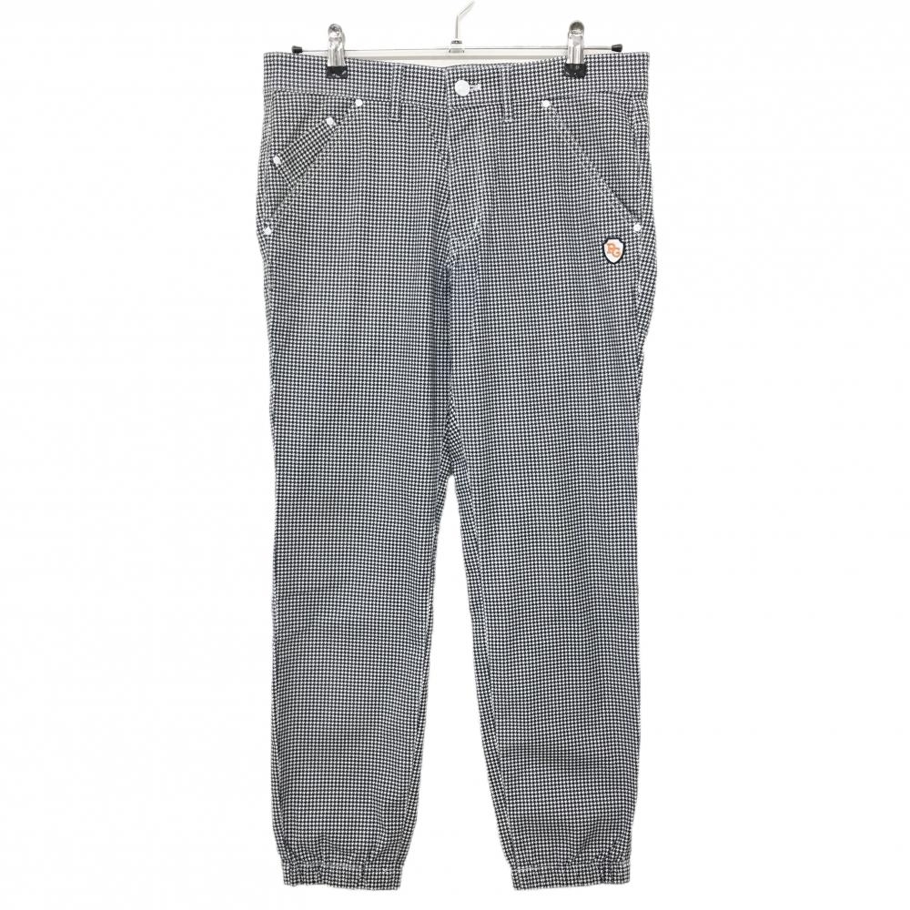 パーリーゲイツ パンツ ダークネイビー×白 千鳥格子  メンズ 4(M) ゴルフウェア PEARLY GATES