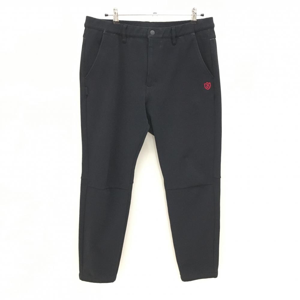 パーリーゲイツ パンツ ネイビー ヘリンボーン地模様 ウエスト・裾ゴム メンズ 7(2XL) ゴルフウェア PEARLY GATES