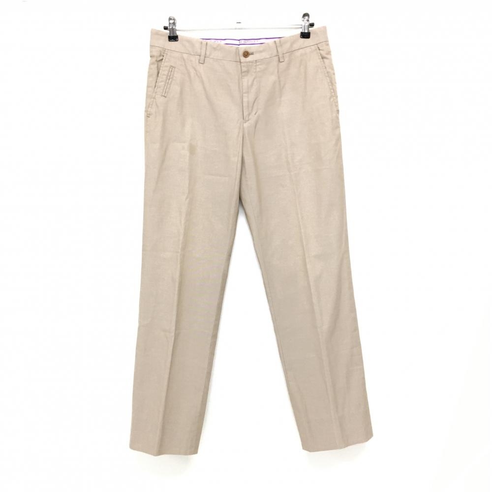 【美品】ビームスゴルフ パンツ ベージュ 無地  メンズ M ゴルフウェア BEAMS GOLF