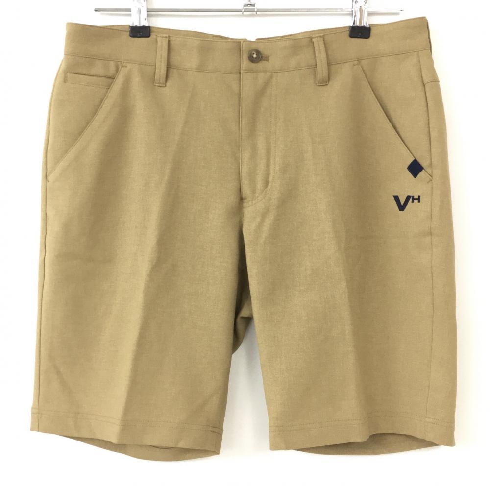 【超美品】VIVA HEART ビバハート ハーフパンツ ブラウン×ネイビー 5ポケット シンプル メンズ 82 ゴルフウェア