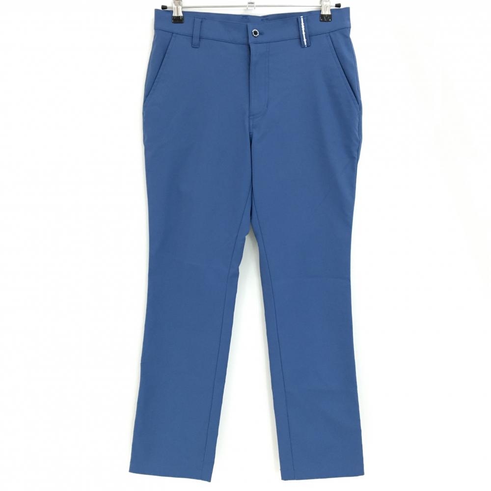 【美品】フィドラ パンツ ブルー ロゴワッペン ヒップ針穴跡あり メンズ S ゴルフウェア FIDRA