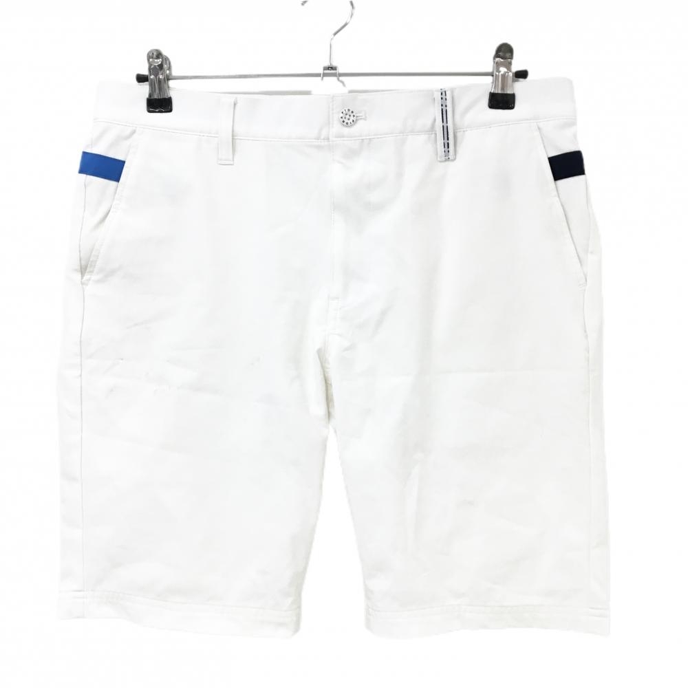 フィドラ ハーフパンツ 白 ストレッチ メンズ L/G ゴルフウェア FIDRA