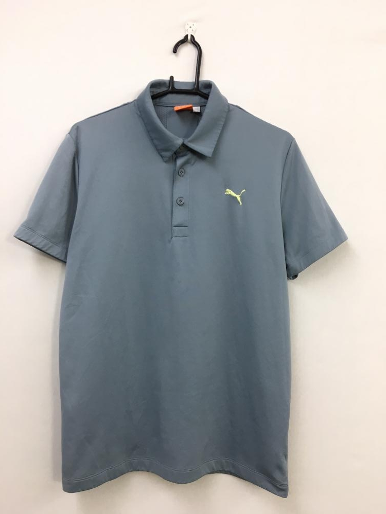 67180 プーマ 半袖ポロシャツ 青 サイズXL 【メーカー包装済】 - www