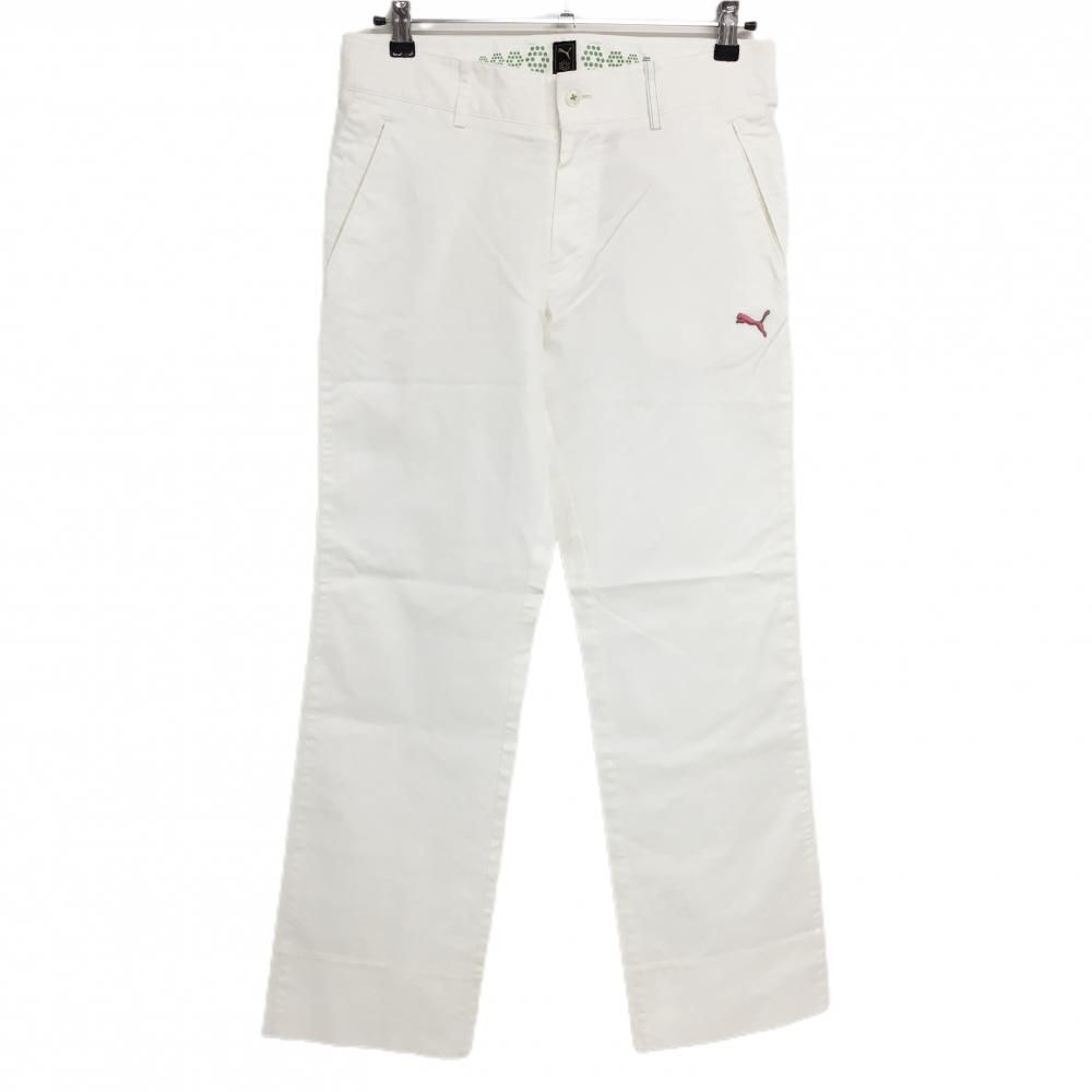 プーマ パンツ 白 後ポケットドット メンズ 79 ゴルフウェア PUMA