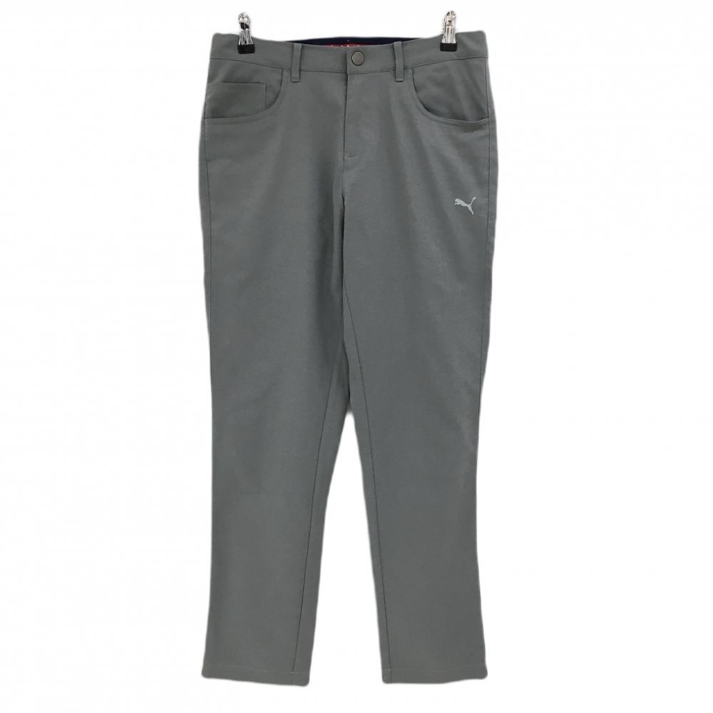 【美品】プーマ パンツ グレー 5ポケット ストレッチ メンズ S ゴルフウェア PUMA