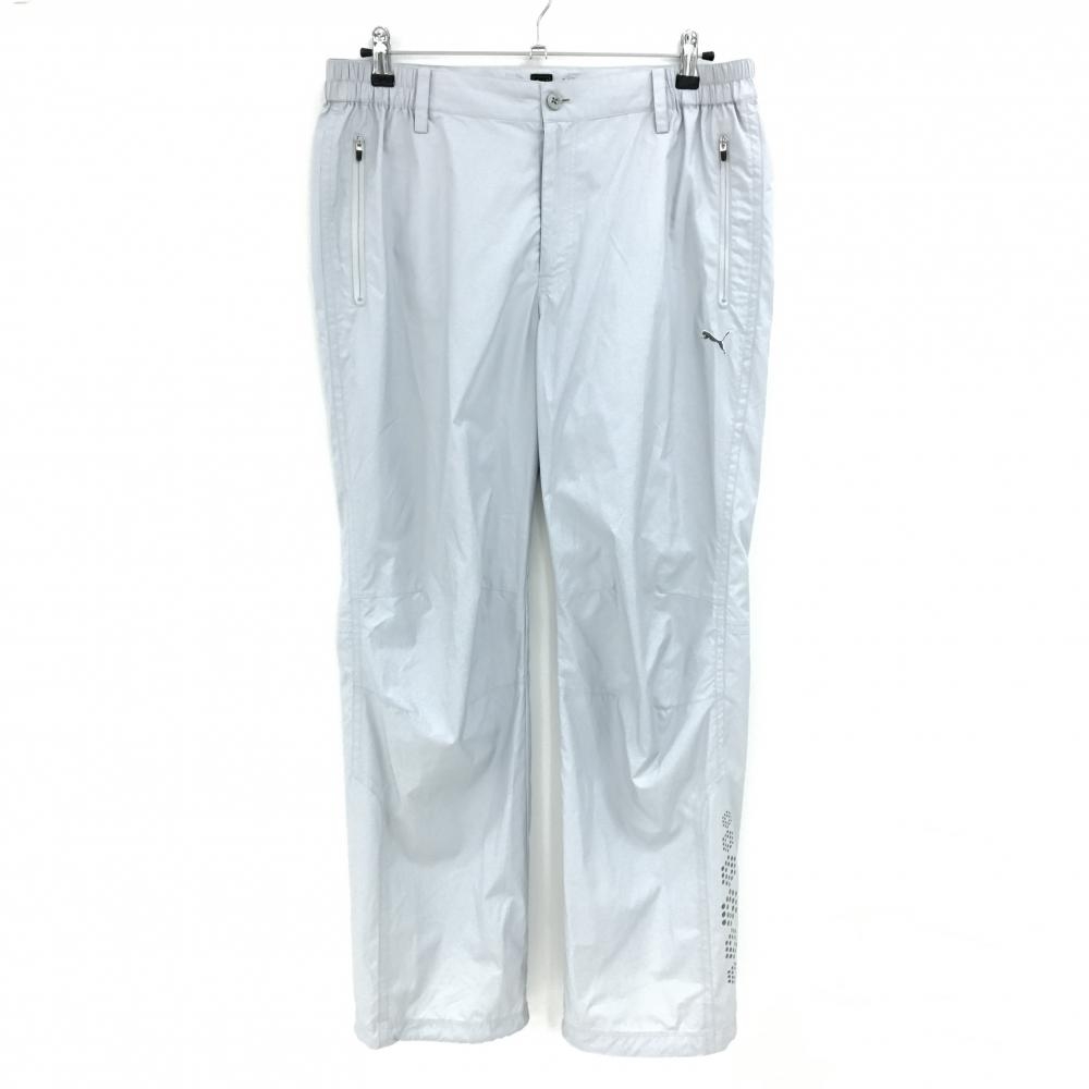 プーマ パンツ グレー シャカシャカ 裾ドローコード  メンズ L ゴルフウェア PUMA
